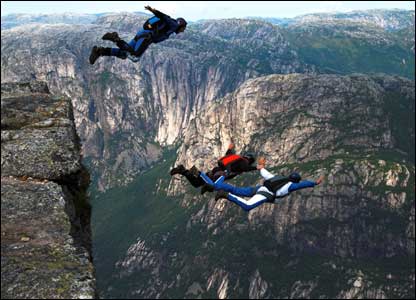 Base jumping